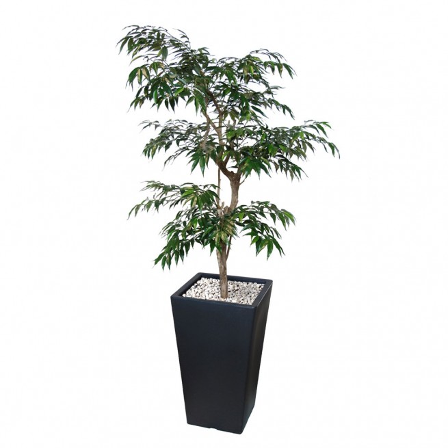 Planta semi-artificiala Ila, Myrsifolia Multistep Green - 190 cm